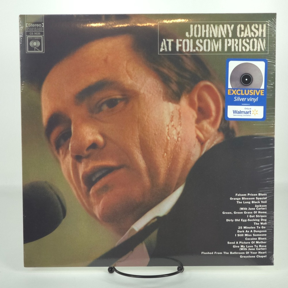 Johnny Cash Live At Folsom Prison Vinyl LP New Sealed Silver Retail Exclusive